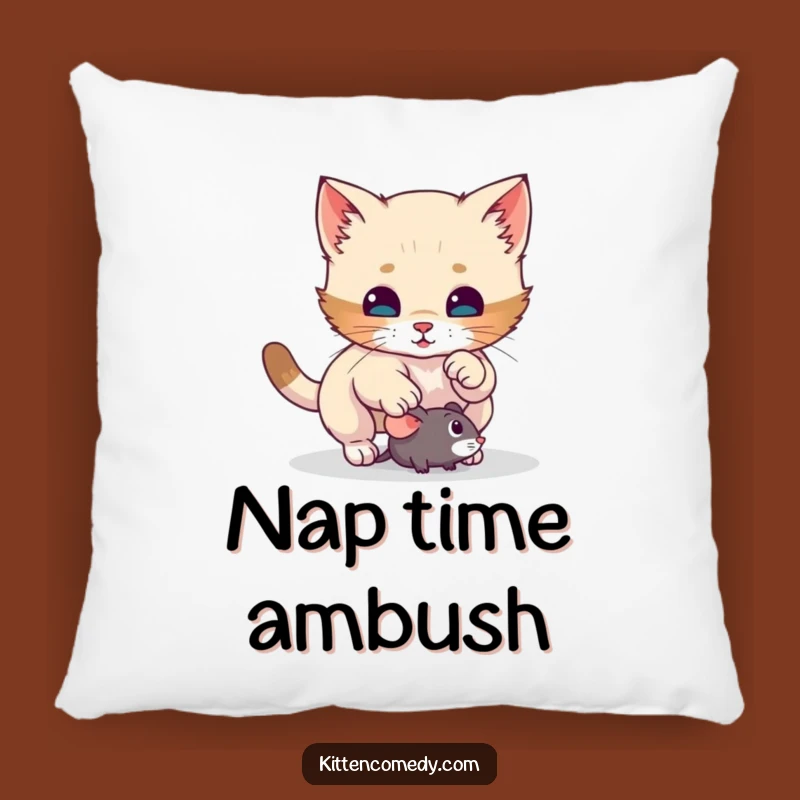 Funny Kitten Pounce Pillow: Soft and Hilarious Surprise Cat Cushion Gift