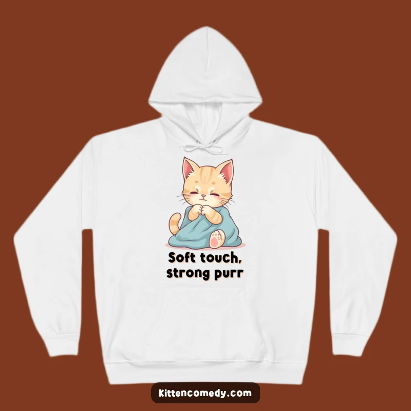 Funny Kneading Kitten Hoodie: Snuggle Up with Adorable Feline Comfort!