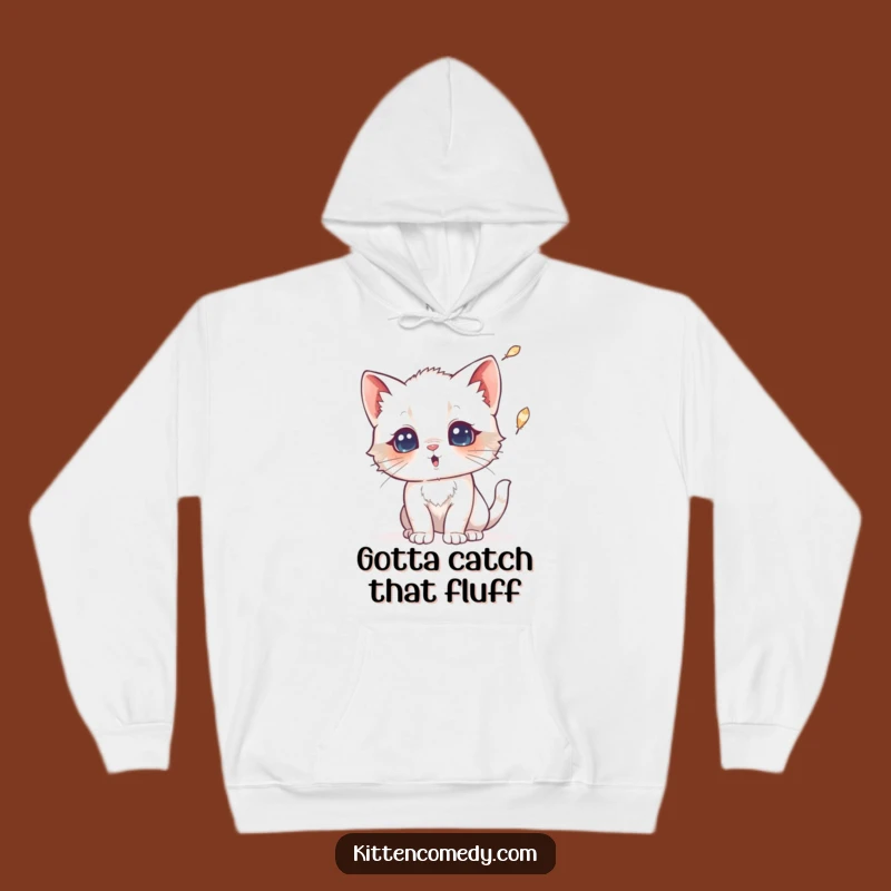 Funny Surprised Kitten Hoodie: Stay Cozy with Feline Astonishment!