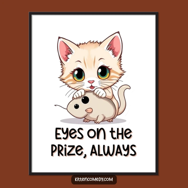 Add a touch of playful energy to your decor with this free printable art. A kitten’s pounce, ready to print at home.