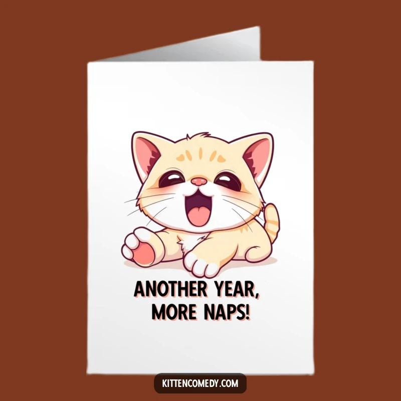 Wish them a wonderfully lazy birthday with this free printable card. Print at home for a relaxed, heartfelt greeting.