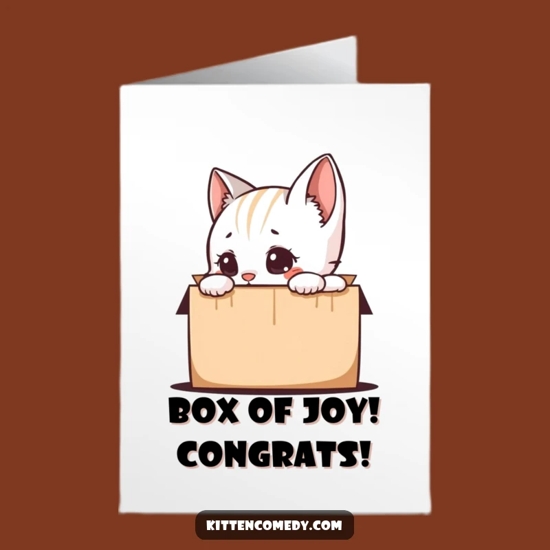 Celebrate any achievement with this free printable kitten congratulations card. Print at home for a delightful and funny surprise.