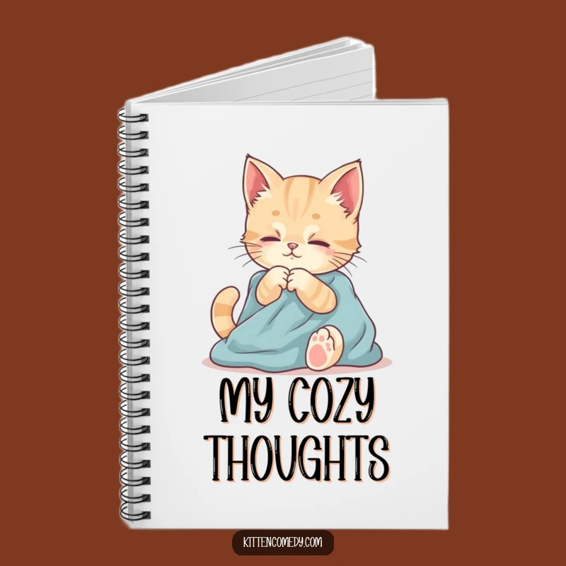 Funny Kneading Kitten Notebook: Jot Down Thoughts with Feline Comfort!
