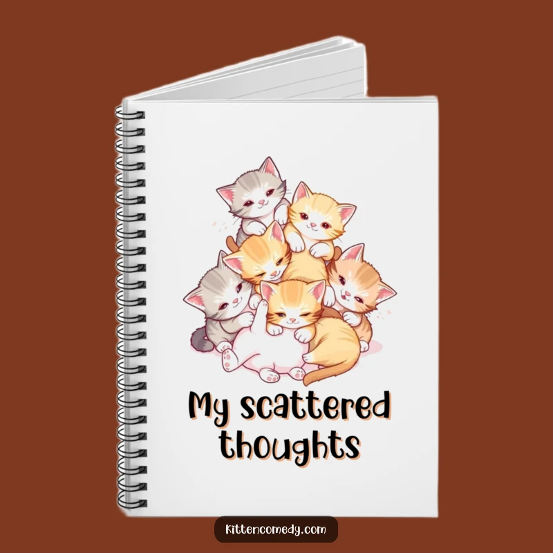 Funny Tumble Kittens Notebook: Jot Down Playful Ideas, Perfect Funny Gift