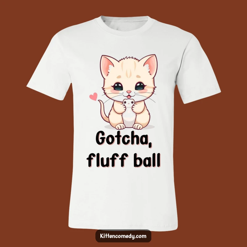 Funny Kitten Mouse T-Shirt: Playful & Sweet, Hilarious Gift!