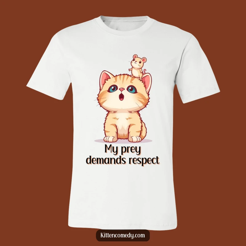 Funny Surprised Kitten T-Shirt, A Hilarious Gift for Cat Lovers Everywhere