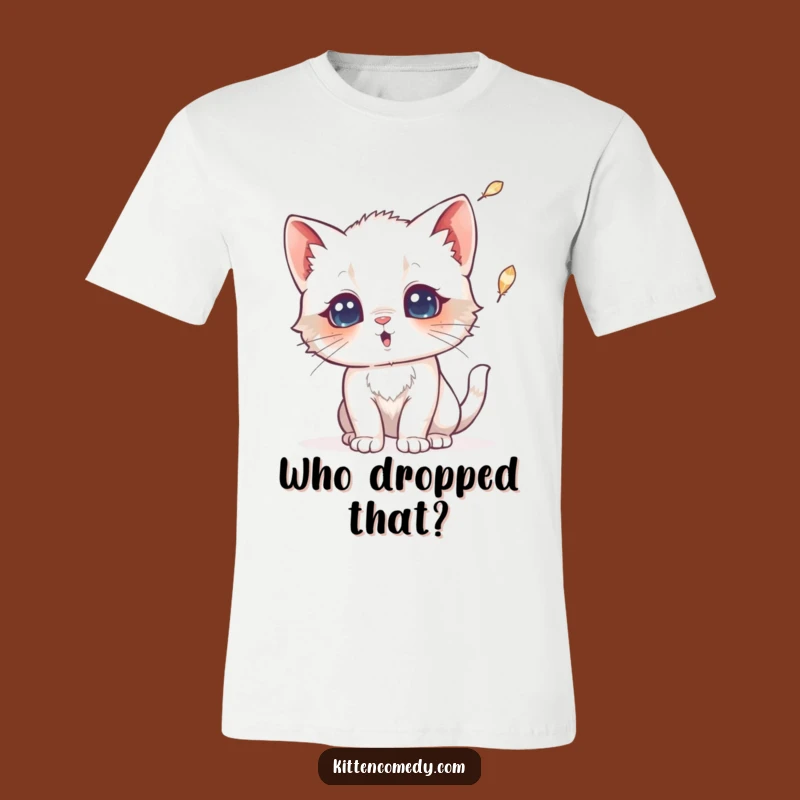 Funny Surprised Kitten Tee: Wear Your Reaction to Feline Fun!