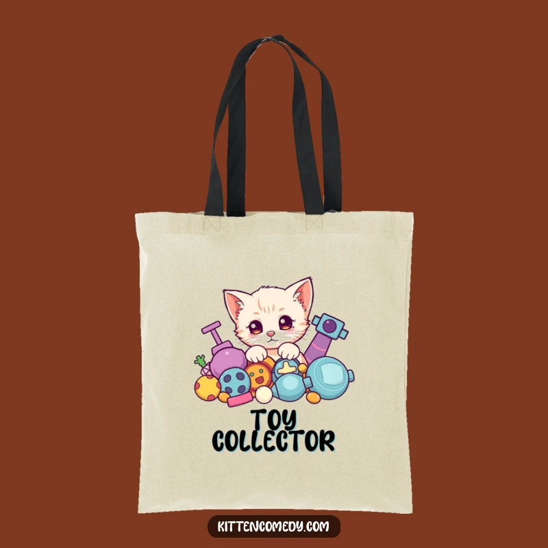 Carry your essentials with a smile thanks to this Kawaii kitten peeking from its toy stash. A practical and funny gift for everyday adventures.